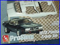 Amt Pro Shop 1978 Pontiac Trans Am 1/25 Prepainted Plastic Model Kit Htf