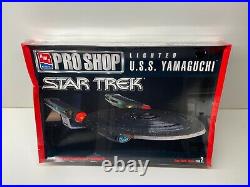 Amt Pro Shop Star Trek Uss Yamaguchi Lighted Sealed New Led Plastic Model Kit