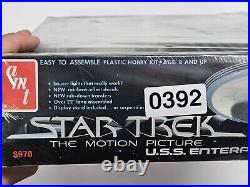 Amt Star Trek Motion Picture U. S. S. Enterprise S970 Vintage Model Kit Sealed