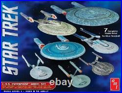 Amt Star Trek U. S. S. Enterprise Box Set 12500 Scale Snap Model Kits