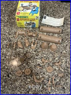 Amt The Flintstone's Sports Car Original Kit! Circa 1974! Vmcp