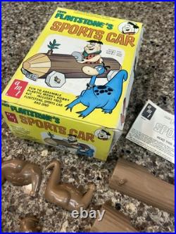 Amt The Flintstone's Sports Car Original Kit! Circa 1974! Vmcp