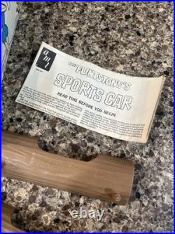 Amt The Flintstone's Sports Car Original Kit! Circa 1974! Vmcp