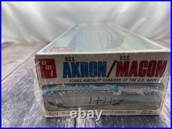 Amt U. S. S. Akron/u. S. S. Macon Flying Aircraft Carriers 1/520 Scale Model Kit Mib