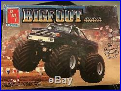 Amt Vintage 1989- Bigfoot 4x4x4 125 Scale Model 6712 Kit