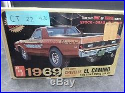 Amt Y914 Ct22 1969 Chevy El Camino Built Model Car Mountain 1/25