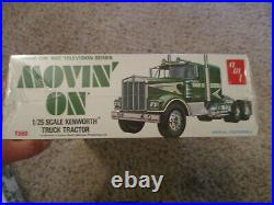 Amt-movin On -kenworth Tractor Semi 1/25 Model Kit Misb T560- Original Unbuilt