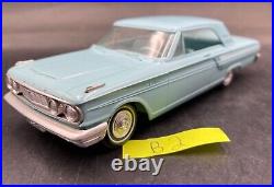 B2 AMT 1964 FORD Fairlane Hardtop lite blue Dealer Promo 1/25 McM Vintage