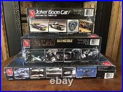 BATMAN TIM BURTON MOVIE AMT ERTL MODEL KITS x 3