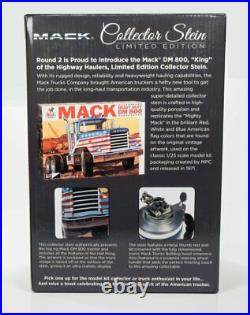 BEER STEIN MUG AMT MODEL KIT THEMED Mack Bulldog DM800 Semi Truck BRAND NEW