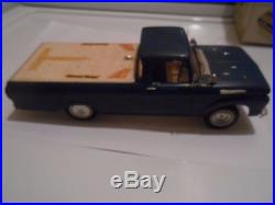BUILT AMT 1961 FORD F-100 PICKUP TRUCK WITH TRAILER & CAR MODEL KIT BOX Instruct