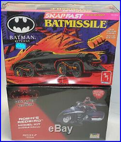 Batman Returns Batmissile & Robin's Redbird Model Kits By Revell / Amt/ertl