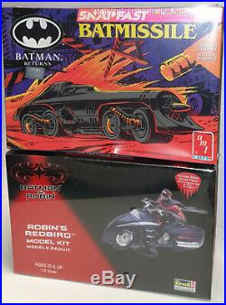 Batman Returns Batmissile & Robin's Redbird Model Kits By Revell / Amt/ertl