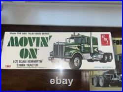 Brand New Sealed amt kenworth movin on truck model kit And Amt California Hauler
