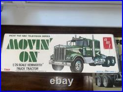 Brand New Sealed amt kenworth movin on truck model kit And Amt California Hauler