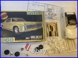 Buick Wildcat AMT Model Car 1/25 Scale Kit, Partially Assembled, with Box, etc