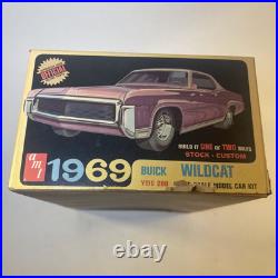 Buick Wildcat AMT Model Car 1/25 Scale Kit, Partially Assembled, with Box, etc