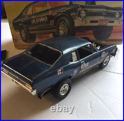 Built AMT 1972 Chevy Nova SS Old Pro 1/125th Scale Model #6556