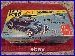 COLLECTOR'S GEM Original AMT 40 1940 Ford Sedan 125 Model Kit #240