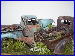 Chevy Pickup Truck Diorama 1941 1950 Built Weathered Custom AMT Revell 1/25 OOAK