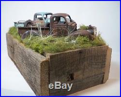 Chevy Pickup Truck Diorama 1941 1950 Built Weathered Custom AMT Revell 1/25 OOAK