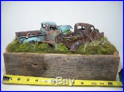 Chevy Pickup Truck Diorama 1941 1950 Built Weathered Custom AMT Revell 1/25 OOAK