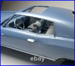 Custom 1970 Monte Carlo Lowrider Model Kit Pearl Light Blue With 13x7 Star Classic