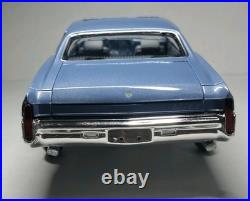 Custom 1970 Monte Carlo Lowrider Model Kit Pearl Light Blue With 13x7 Star Classic