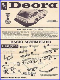 DEORA original 1967 AMT vintage unassembled model truck kit Not a reissue