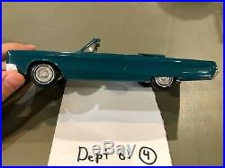 Dealer Promo Model 1968 CHRYSLER 300 BLUE CONVERTIBLE HIGH GRADE