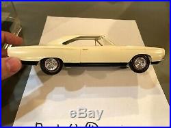 Dealer Promo Model 1969 PLYMOUTH GTX HARDTOP WHITE BLACK HIGH GRADE