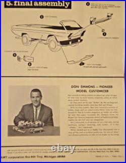 Dodge Deora Topless Pick-up Original 1968 Issue Unbuilt Amt 1/25 Model T 230-200
