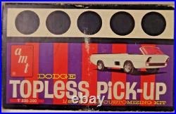 Dodge Deora Topless Pick-up Original 1968 Issue Unbuilt Amt 1/25 Model T 230-200