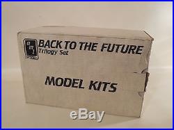 ERTL AMT Back to the Future I II & III Trilogy Set of Model Kits 1/25 Scale