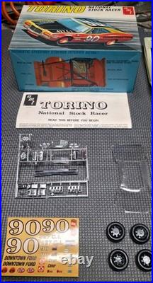 EXTREMILY RARE JOHAN / AMT 1972 Ford Torino unbuilt % 100% complete NICE NICE