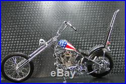 Easy Rider Harley Davidson Built Motorcycle Chopper Captain America Model