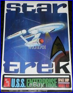 Enterprise, Klingon, Romulan, K7, Spock, Galileo Lot of 8 Star Trek Model Kits