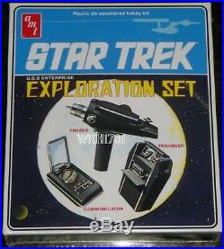 Enterprise, Klingon, Romulan, K7, Spock, Galileo Lot of 9 Star Trek Model Kits