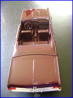 FREE SHIPPING! RARE AMT 1965 PONTIAC BURGUNDY GTO Convertible Promo Model