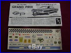 FREE SHIPPING! RARE ANNUAL1965 AMT Pontiac Grand Prix UNBUILT MODEL KIT 6655
