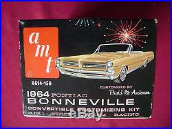 FREE SHIPPING! RARE ANNUAL 1964 AMT Pontiac BONNEVILLE Convertible 1/25 KIT 6614