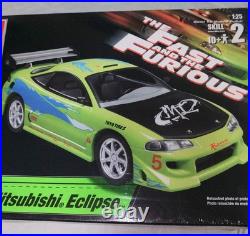 Fast & Furious Mitsubishi Eclipse 1995 Model Kit Rare AMT ERTL 1/25 Scale