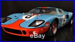 Ford 1967 GT40 Built GT 1 Race Sport Car T 24 Exotic 12 Carousel Red 20 Model 18