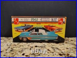 Ford 61 Convertible 1961 Model Kit AMT 3 in 1 1/25 Scale NEW Unbuilt K-111