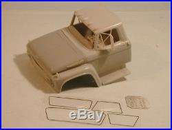 Ford F700 1/25 scale resin cab kit compatible AMT limited series