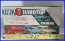 GREAT FIND AMT 1962 CHEVROLET 3 In 1 HARDTOP Customizing Kit With Engine VINTAGE