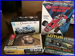 Great Lot Of Vintage Model Cars Indy Racing IMC Amt Mpc Omc Willard Lotus + More