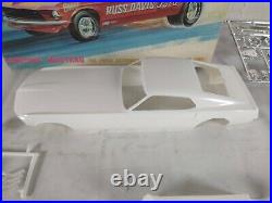 Gas Ronda Longnose Mustang Funny Car AMT 125 Model Kit # T307-200 Parts Lot