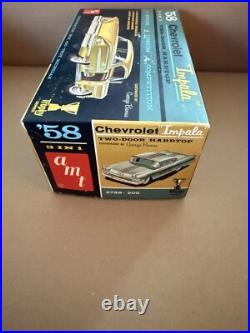 George Barris 1958 Chevrolet Impala AMT 125 Model Car Kit 2758 Vintage Trophy