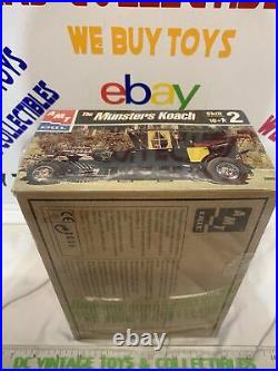 George Barris The Munsters Koach Amt Model Kit Sealed In The Box Junkyard #30098